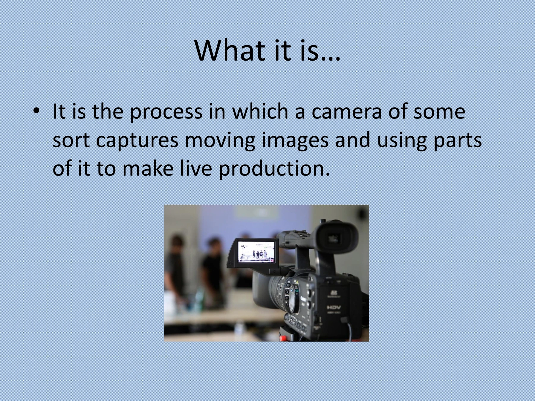 Video Producing Video Production