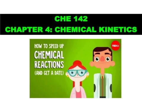 CHE 142 CHAPTER 4
