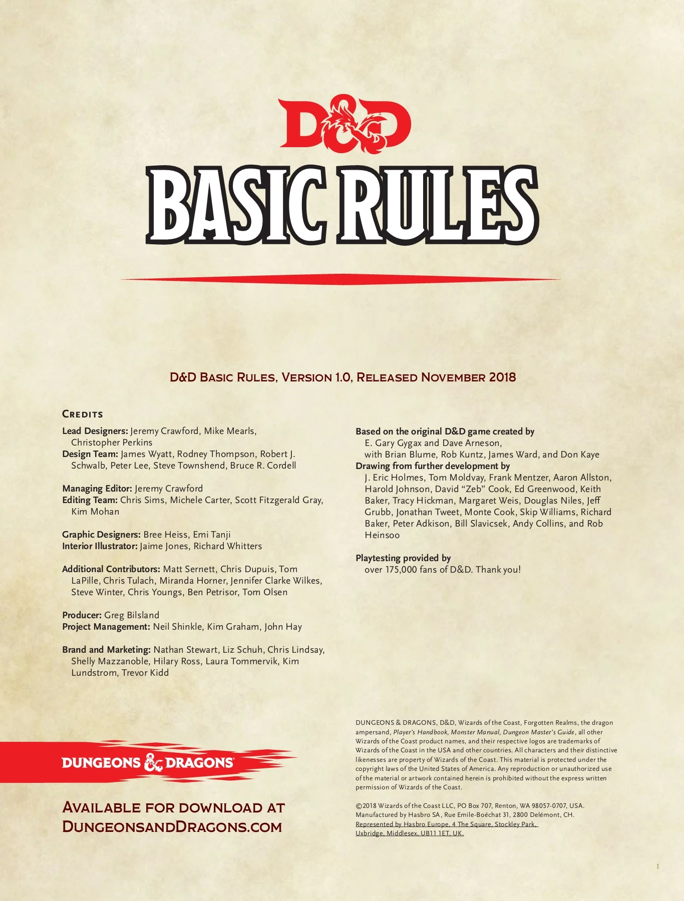 DnD 5th Edition Basic Rules [Full Color]
