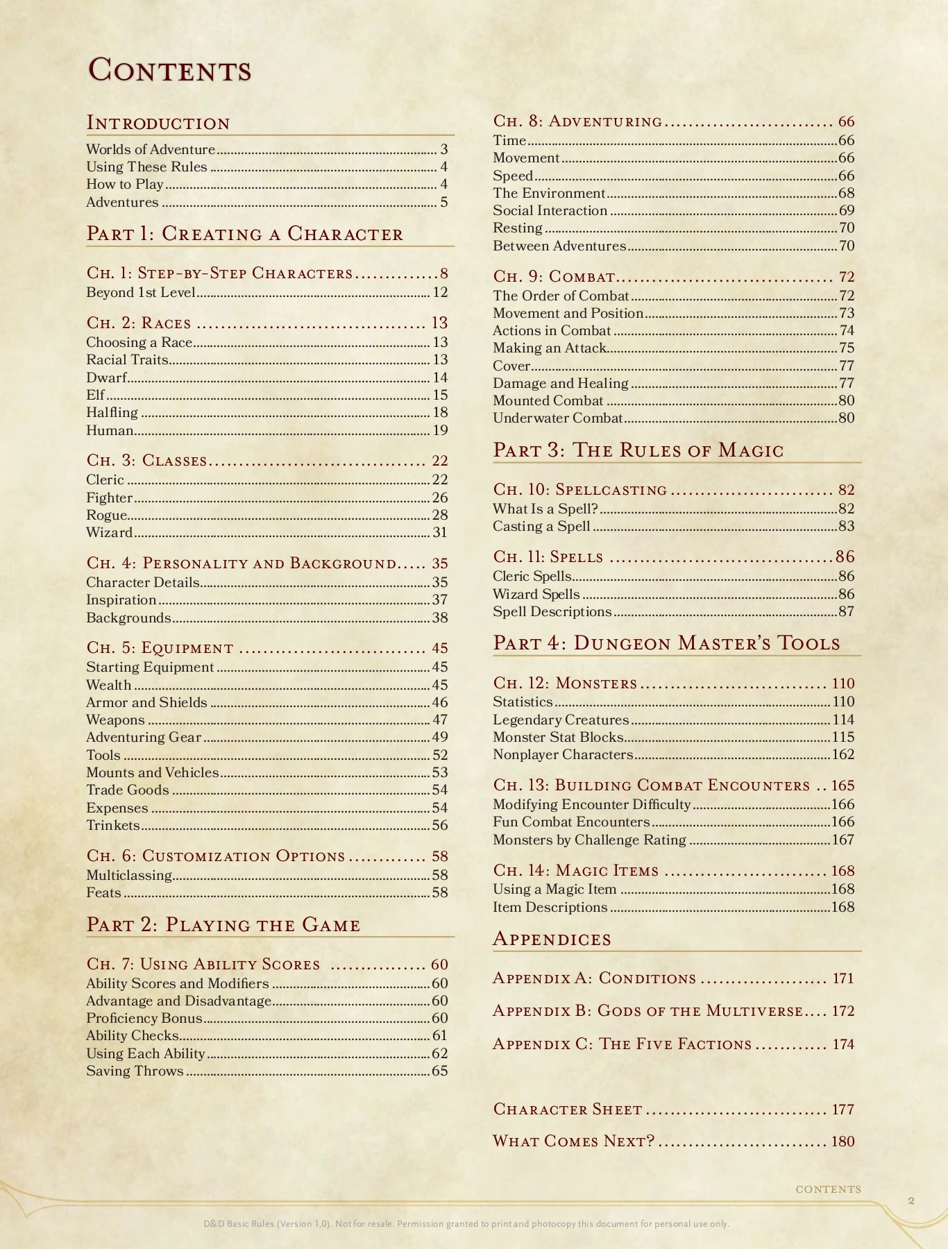 DnD 5th Edition Basic Rules [Full Color]