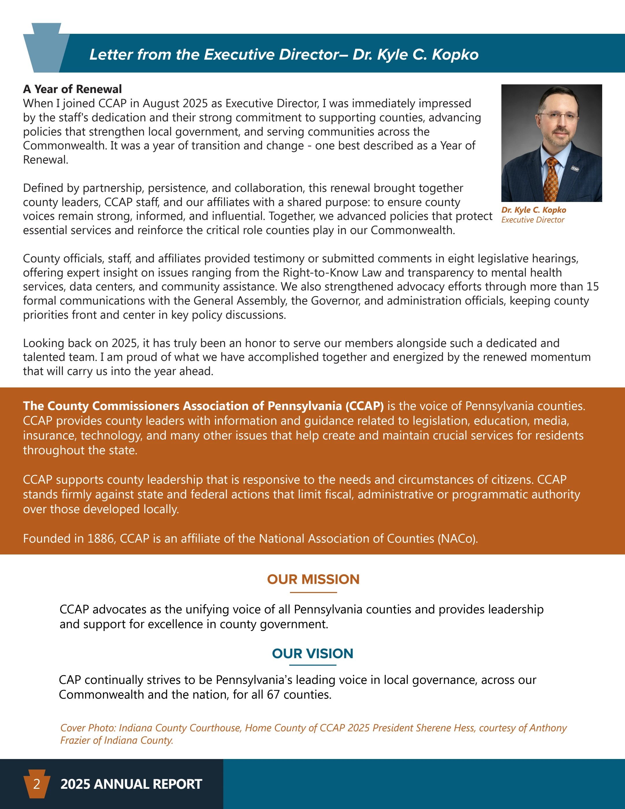 CCAP Annual Report 2025
