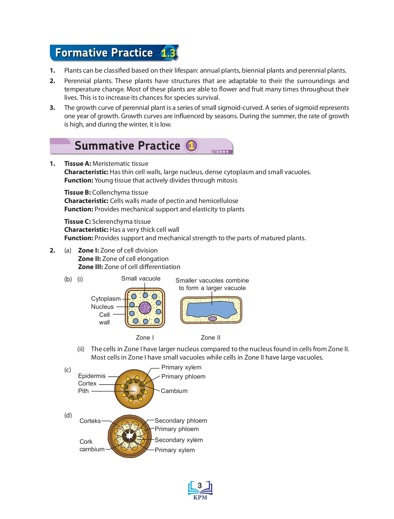 KSSM Form 5 Biology textbook - Answers