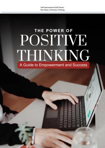 The Power of Positive Thinking