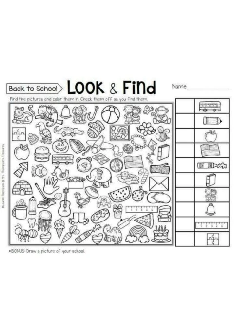 look & find