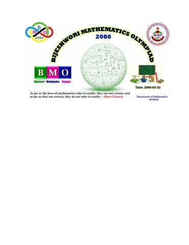 Bhimu Math Bijeshwori Mathematics Olympiad