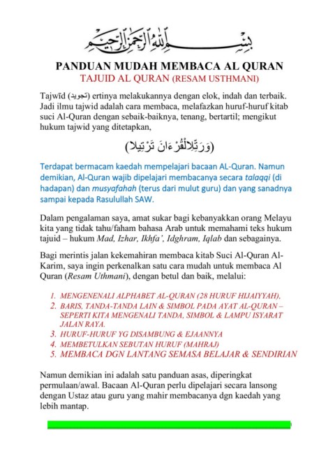 Panduan Mudah Membaca Alquran Hukum Mad Flip Ebook Pages 1 50 Anyflip Anyflip