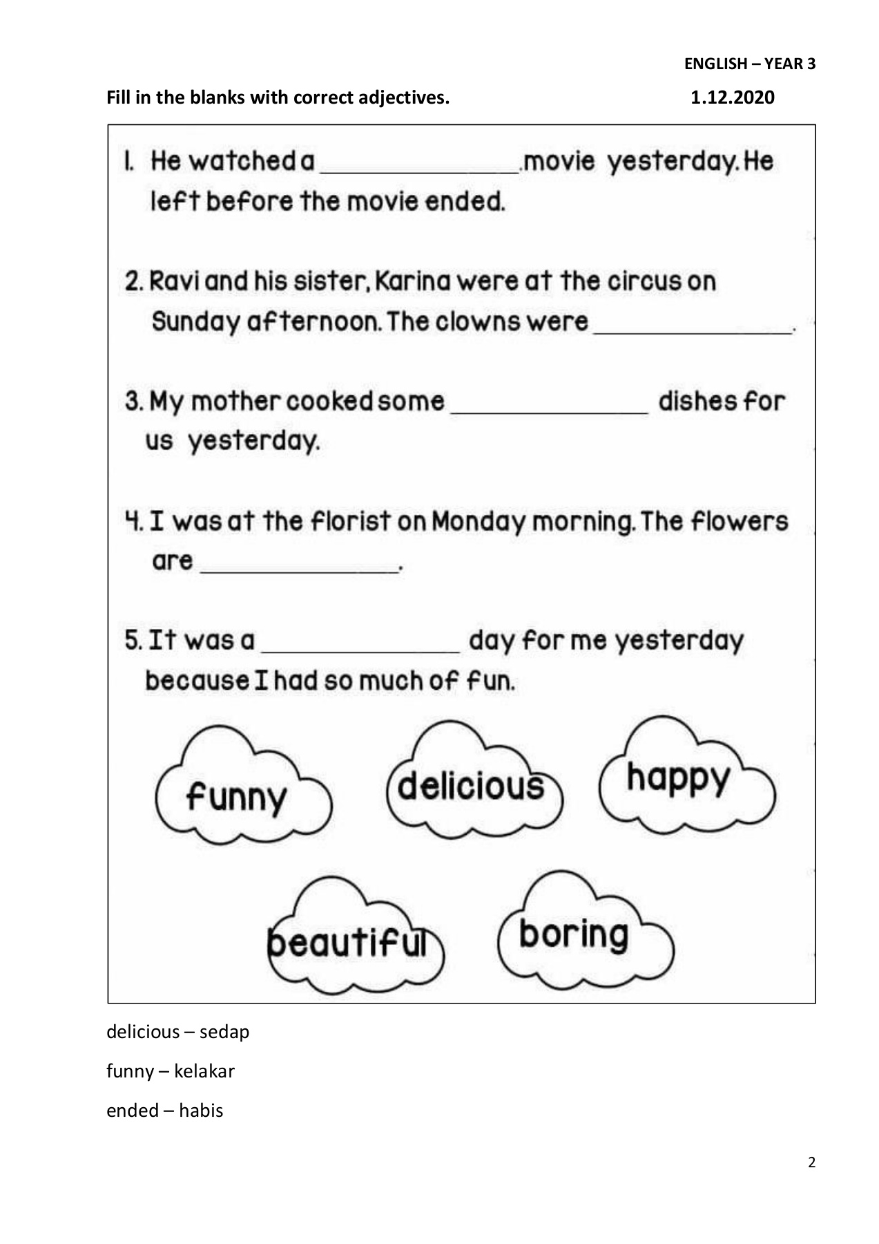 English Year 3 Flip Ebook Pages 1 13 Anyflip Anyflip
