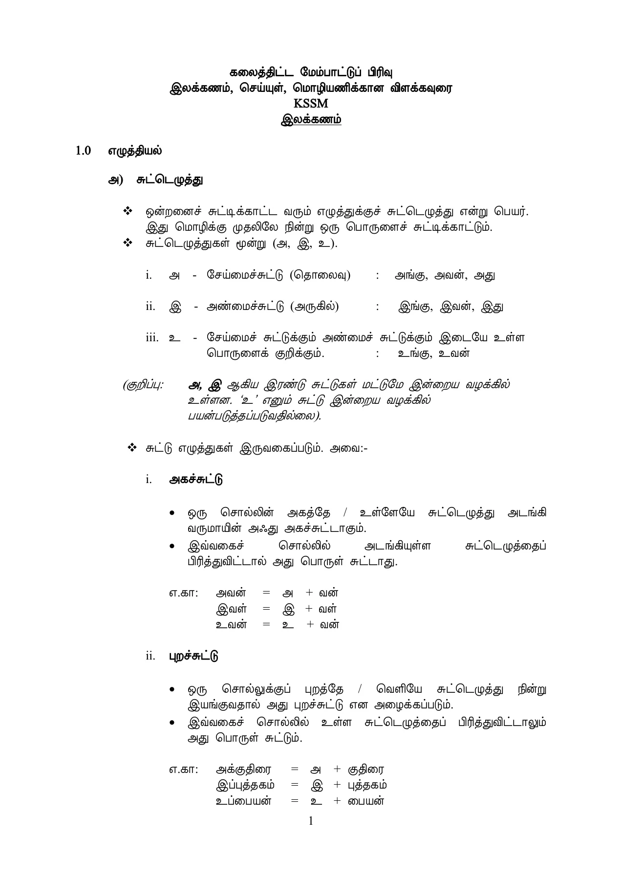 படிவம் 1-5 இலக்கண இலக்கிய விளக்கவுரை