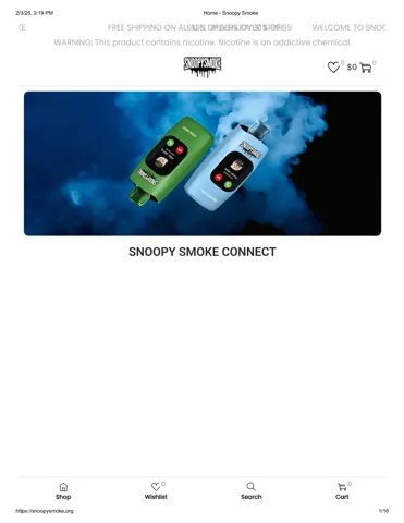 How To Turn On Snoopy Smoke Connect Grape Ice 30K Puffs