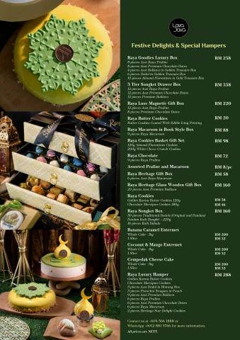 Raya Hamper Goodies Menu - Penang Marriott Flip PDF | AnyFlip