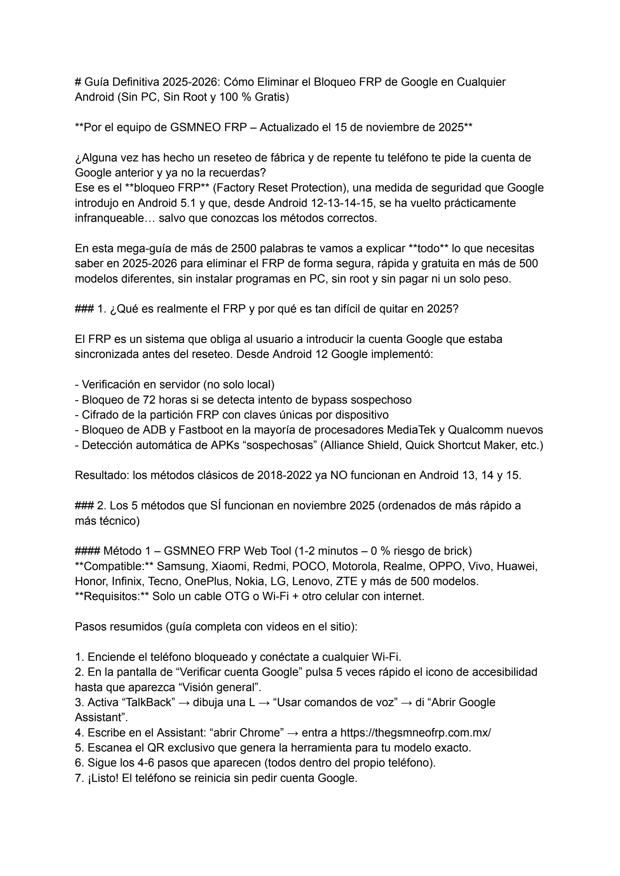 # Guía Definitiva 2025-2026_ Cómo Eliminar el Bloqueo FRP de Google en ...