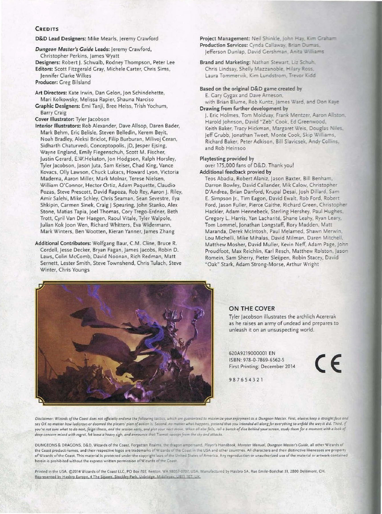 DnD Dungeon Master Manual 5e