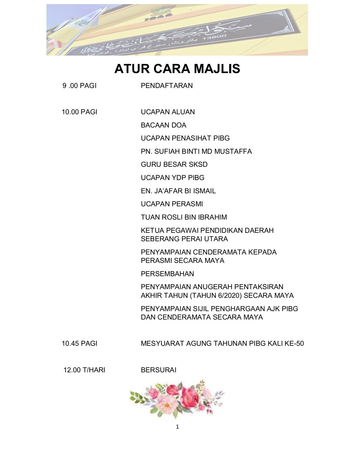 Buku Program Mesyuarat Agung Tahunan Kali Ke 50 Flip Ebook Pages 1 36 Anyflip Anyflip