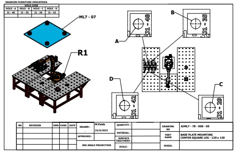 Mount Leg Guide MOUNTING LEG (AJML7)