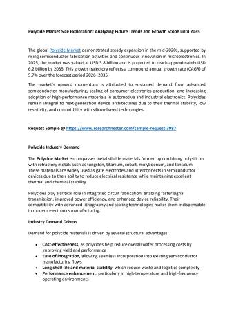 Polycide Polycide Market Report: 2035 Analysis