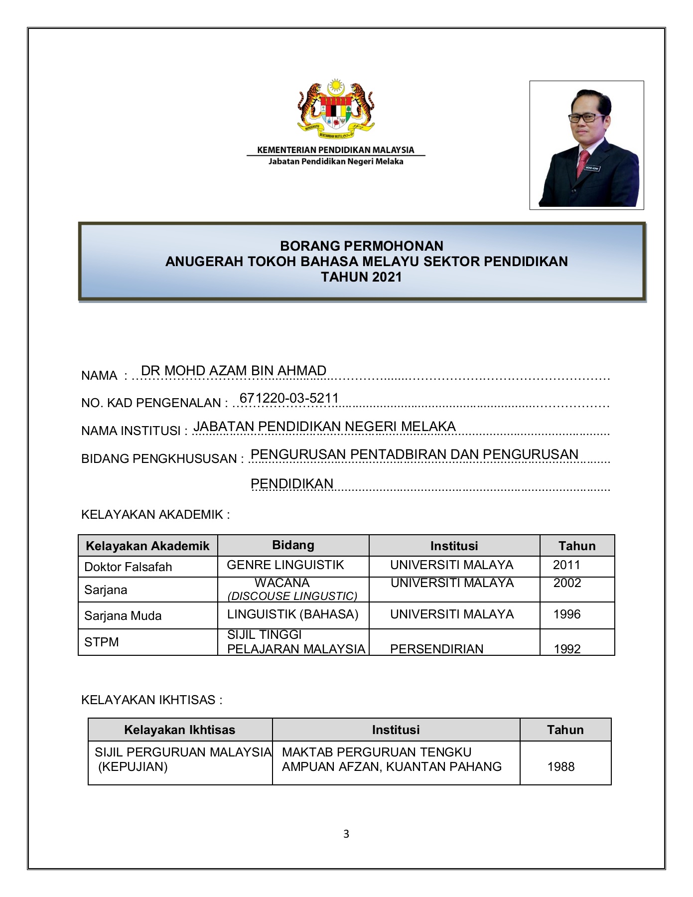 Jpn Melaka Atbmsp Dr Mohd Azam 2021 Flip Ebook Pages 401 50 Anyflip Anyflip