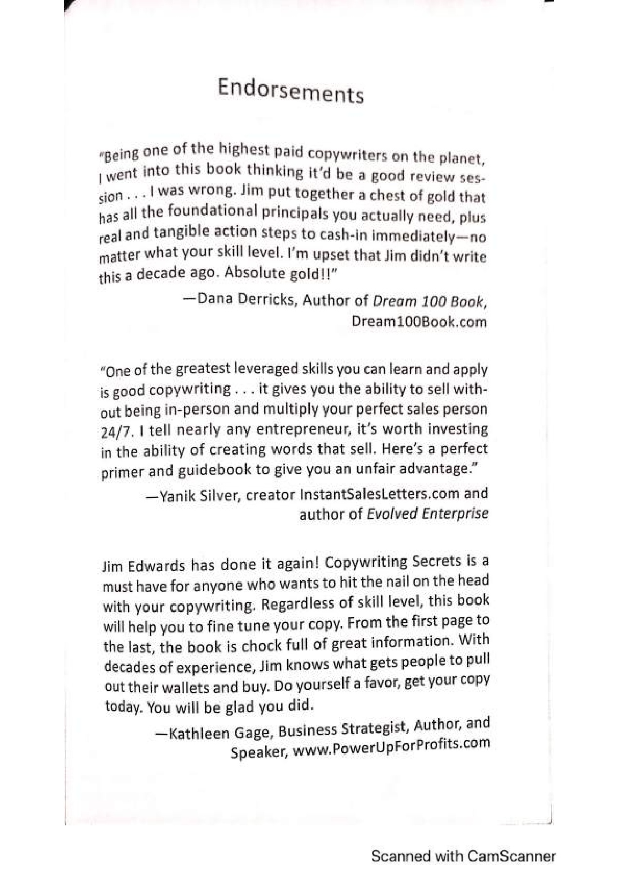 COPYWRITING Secrets by Jim Edwards - Flip eBook Pages 1-50 | AnyFlip