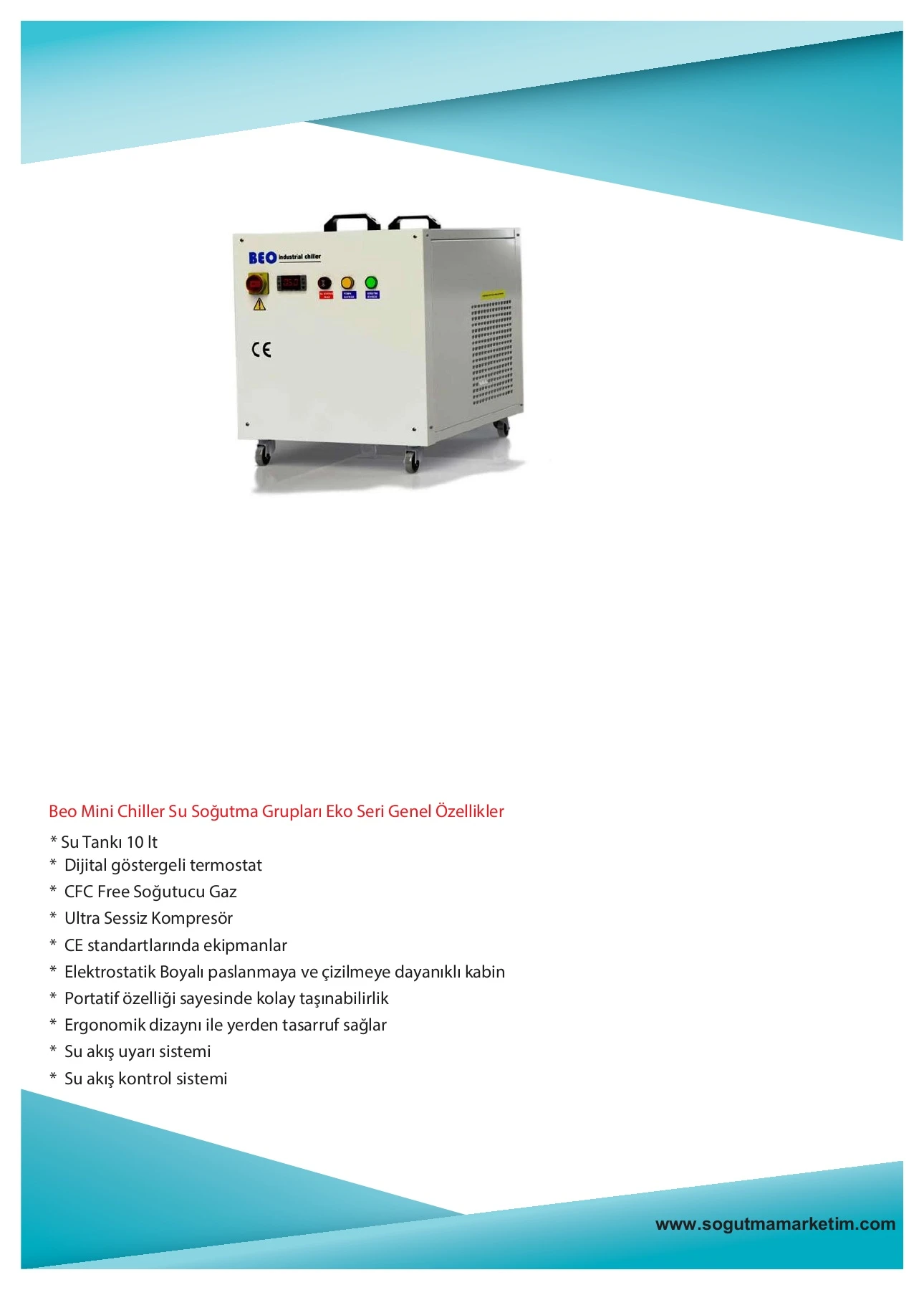 beo modular serisi chiller sistemleri - beo chiller... BEO Chiller Soğutma Grupları Mini Chiller Serisi