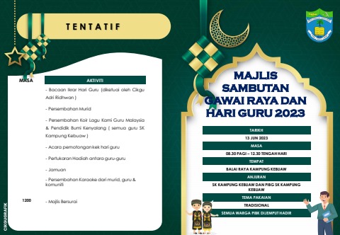 Buku Program Vip Raya TEMPLATE BUKU PROGRAM HARI RAYA 2022 CIKGUGRAFIK