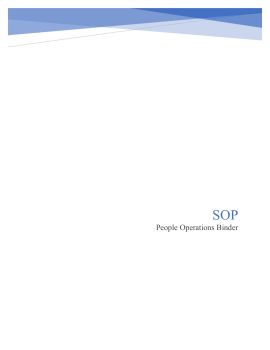 People Operations Binder