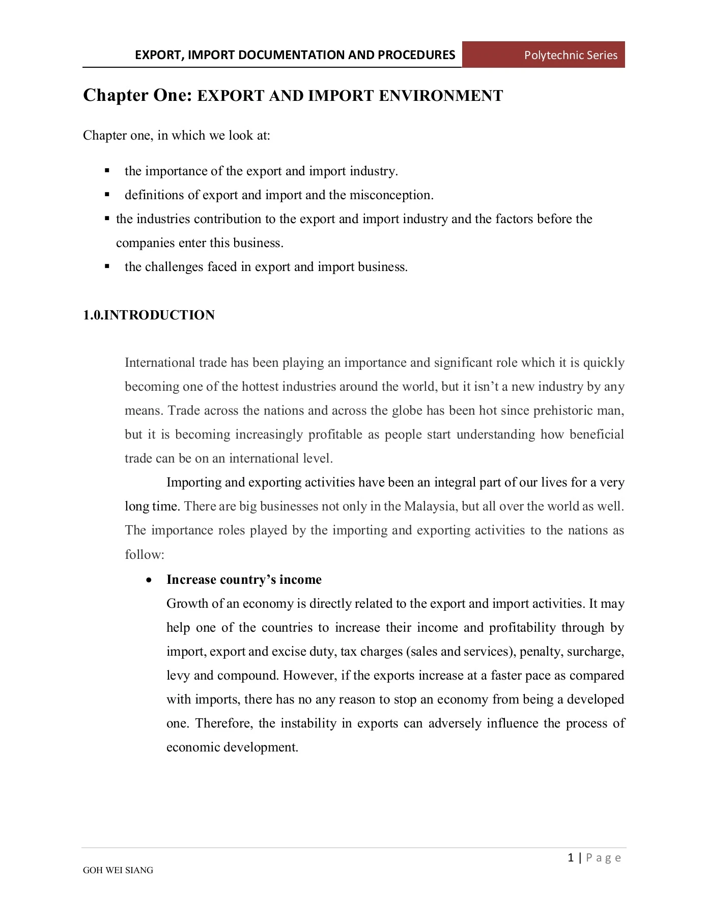 Export Import and Documentation Procedures - Flip eBook Pages 1-23