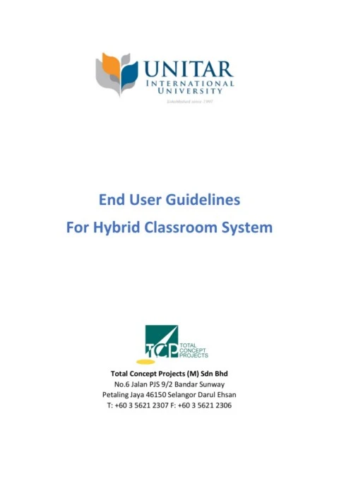 UNITAR - Hybrid Classroom