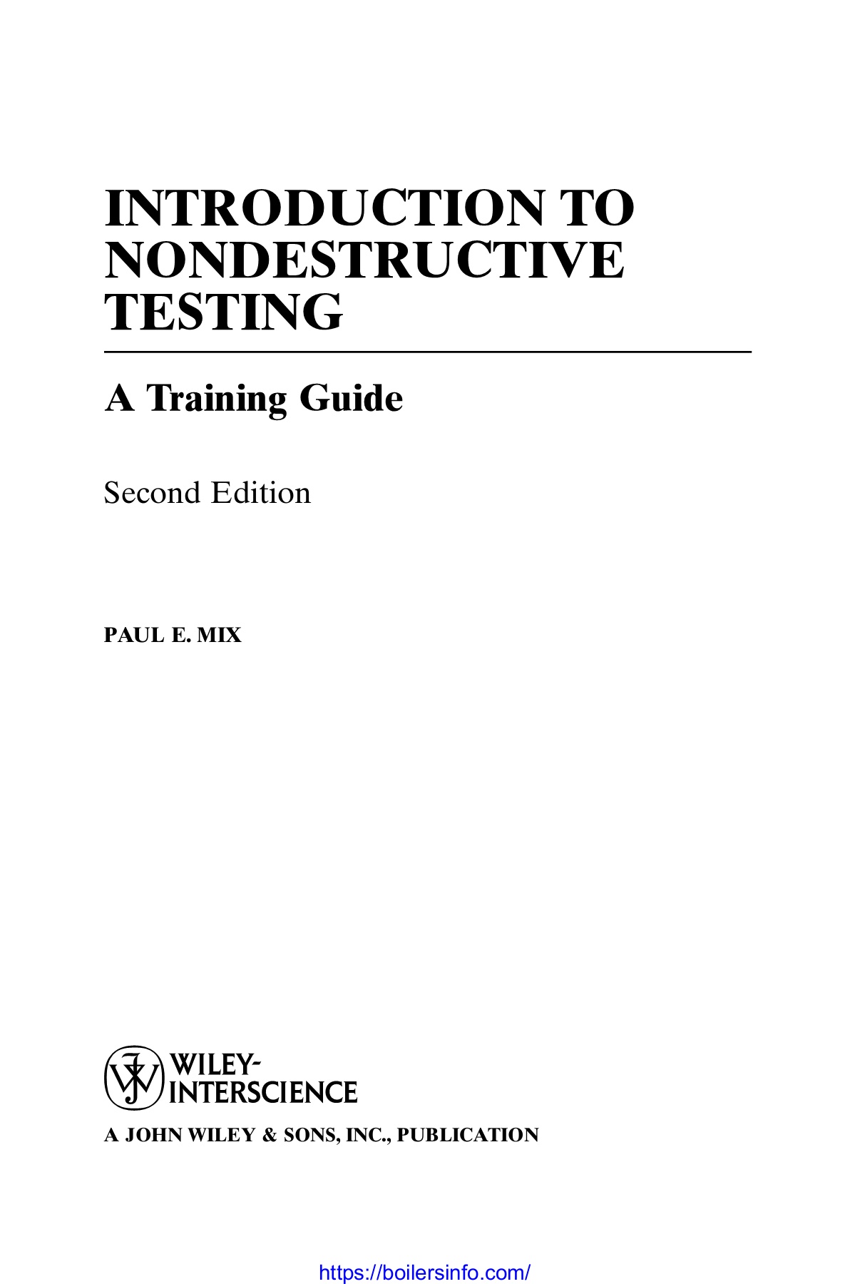 Introduction to Nondestructive Testing A Training Guide (1) - Flip eBook  Pages 1-50 | AnyFlip
