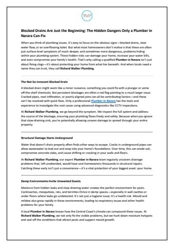 Blocked Drains Are Just the Beginning - The Hidden Dangers Only a