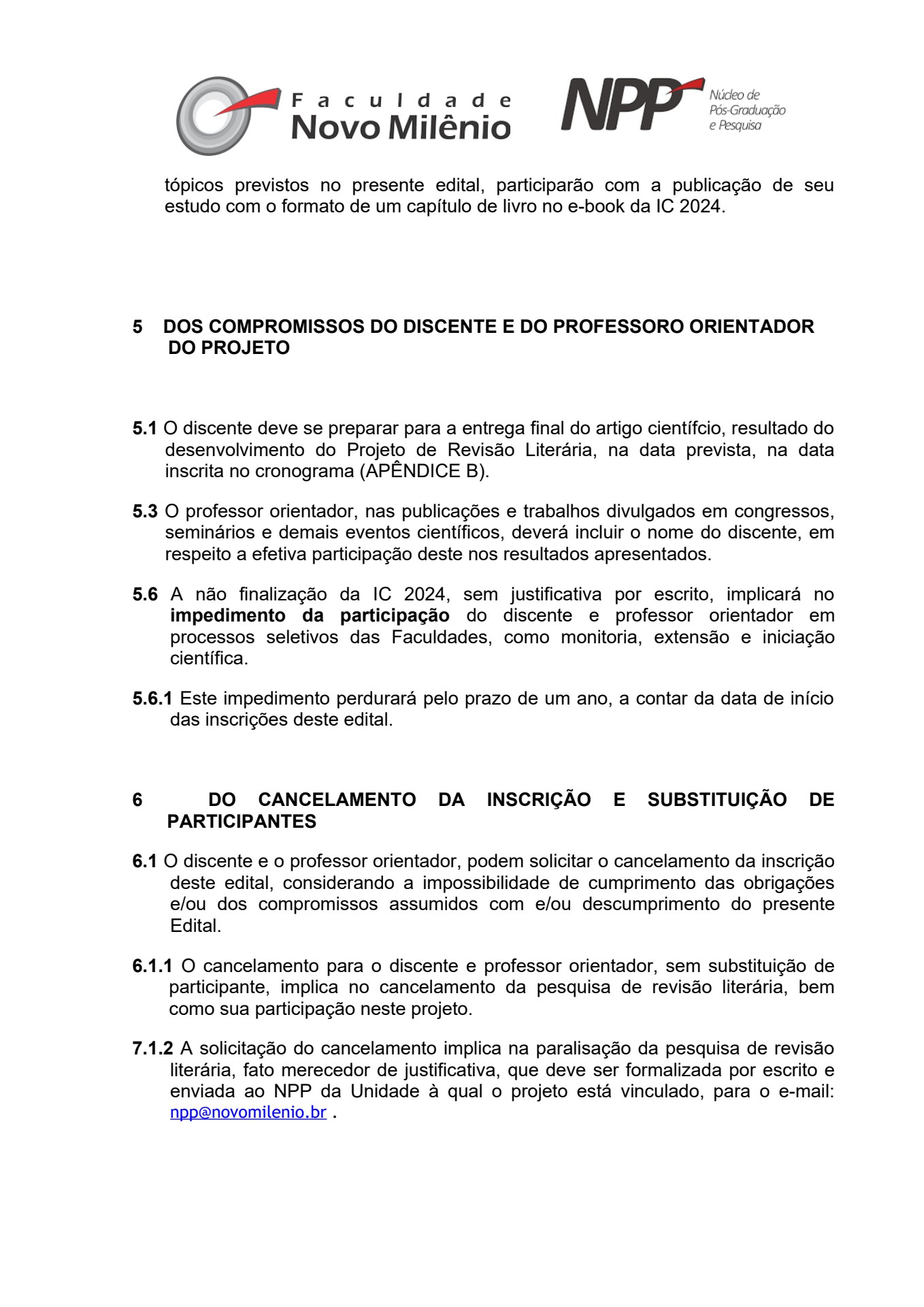 EDITAL 01.2024 - PROGRAMA INSTITUCIONAL VOLUNTÁRIO DE INICIAÇÃO CIENTÍFICA  - Flip eBook Pages 1-9 | AnyFlip, image size:1358x1920