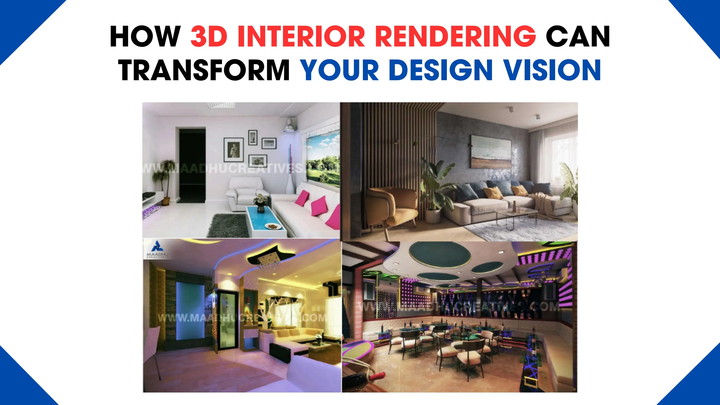 How 3D Interior Rendering Can Transform Your Design Vision