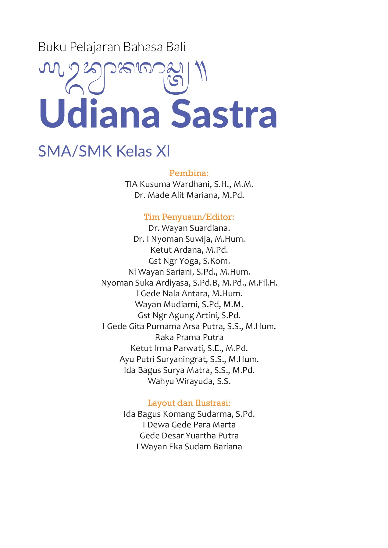 Udiana Sastra Xi - Flip Ebook Pages 1-50 Anyflip