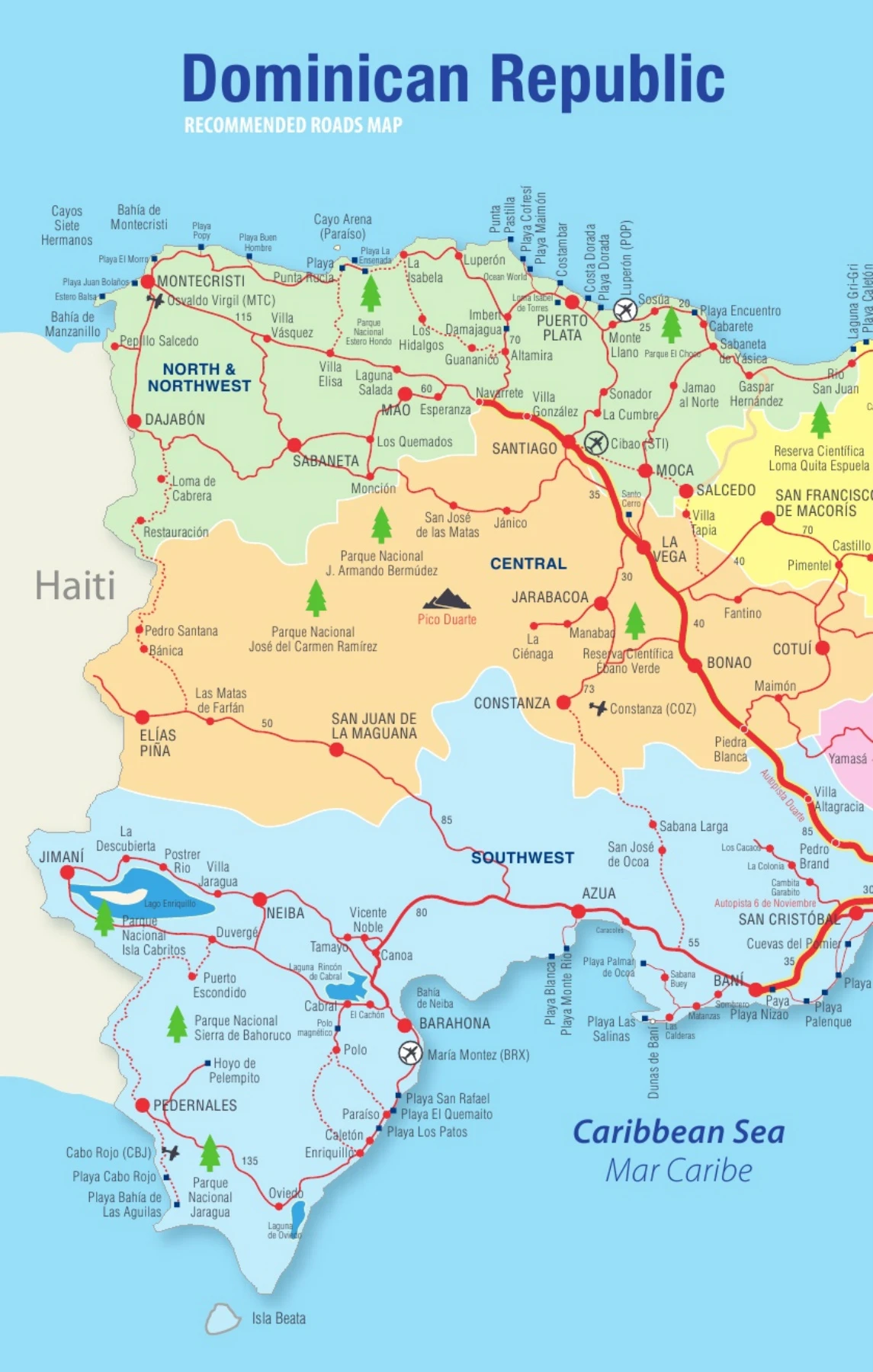 Mapa Rd Vacio Mapa para descargar RD