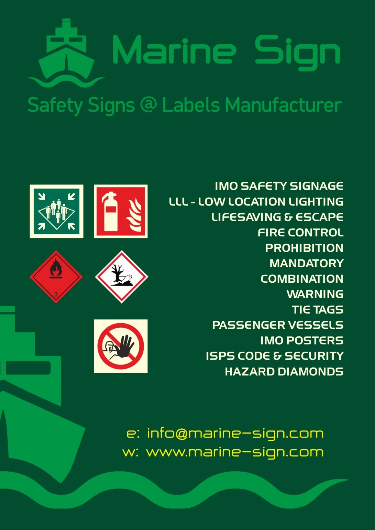 MARINE SIGN CATALOGUE