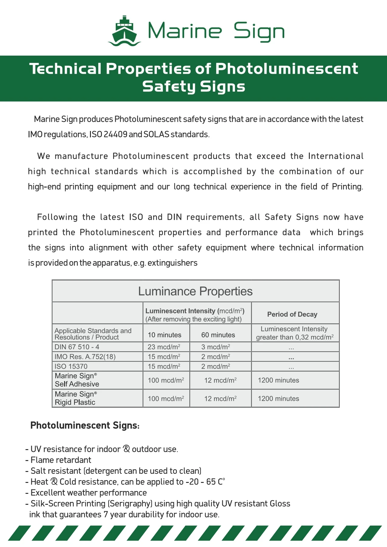 MARINE SIGN CATALOGUE