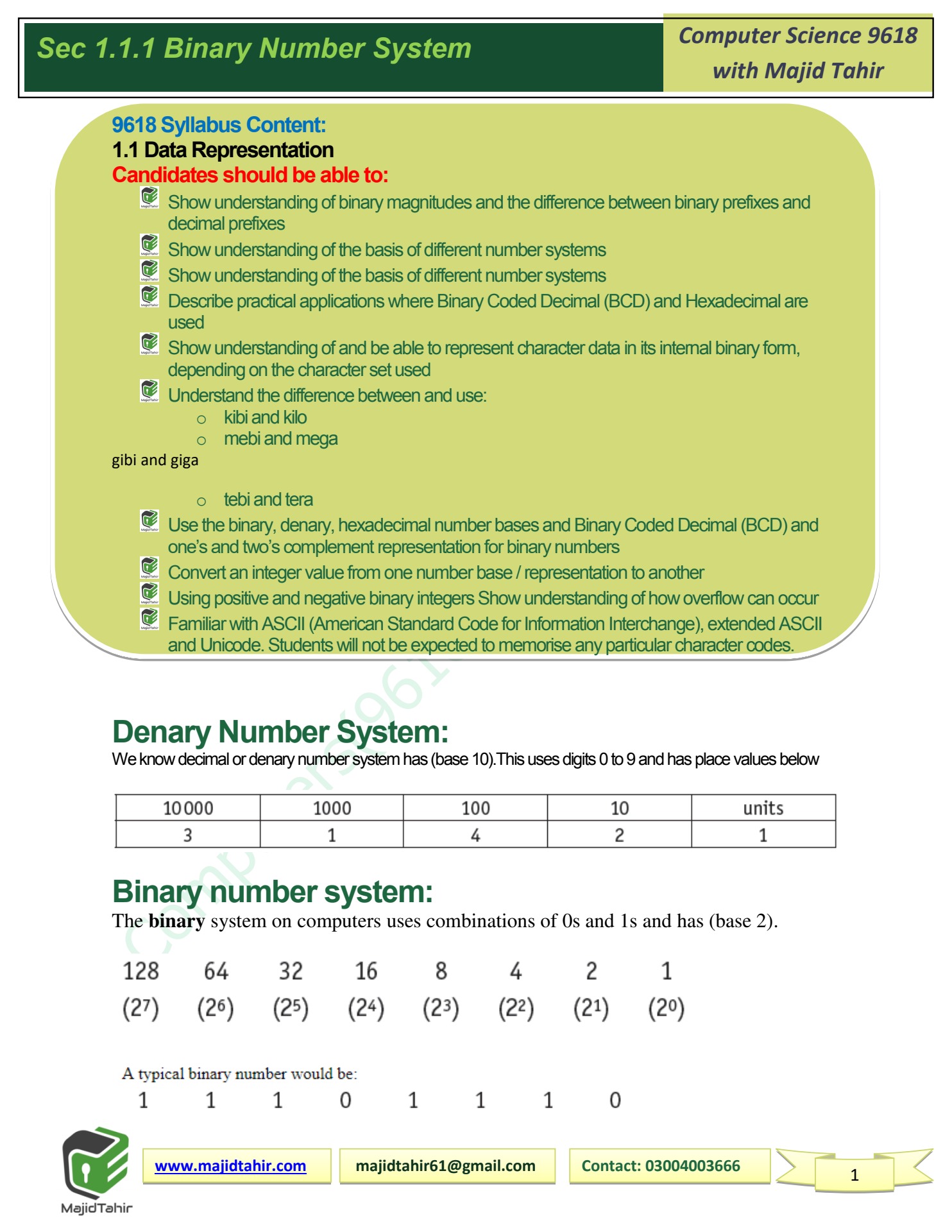 1.1 Number System new updated (MT-L)