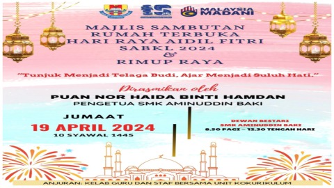 MAJLIS SAMBUTAN RUMAH TERBUKA HARI RAYA AIDILFITRI SABKL 2024 & RIMUP RAYA