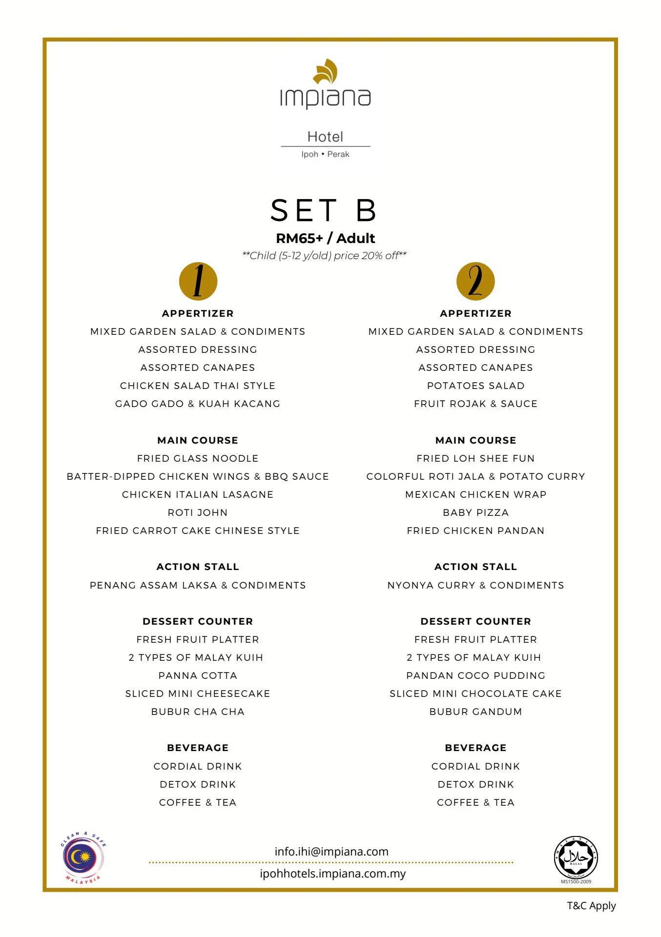 Menu AB