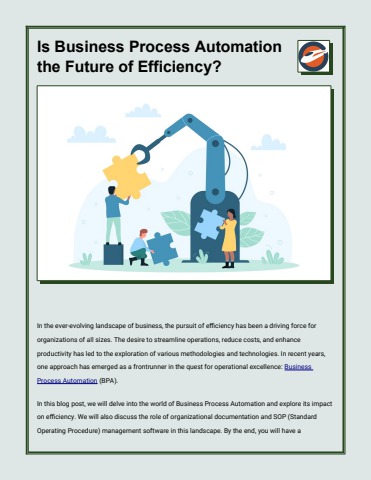 Is Business Process Automation the Future of Efficiency? - Task Train ...