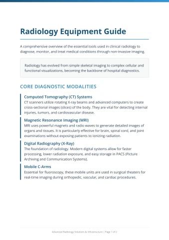 Radiology Equipment Manufacturers & Suppliers in India – Advanced ...
