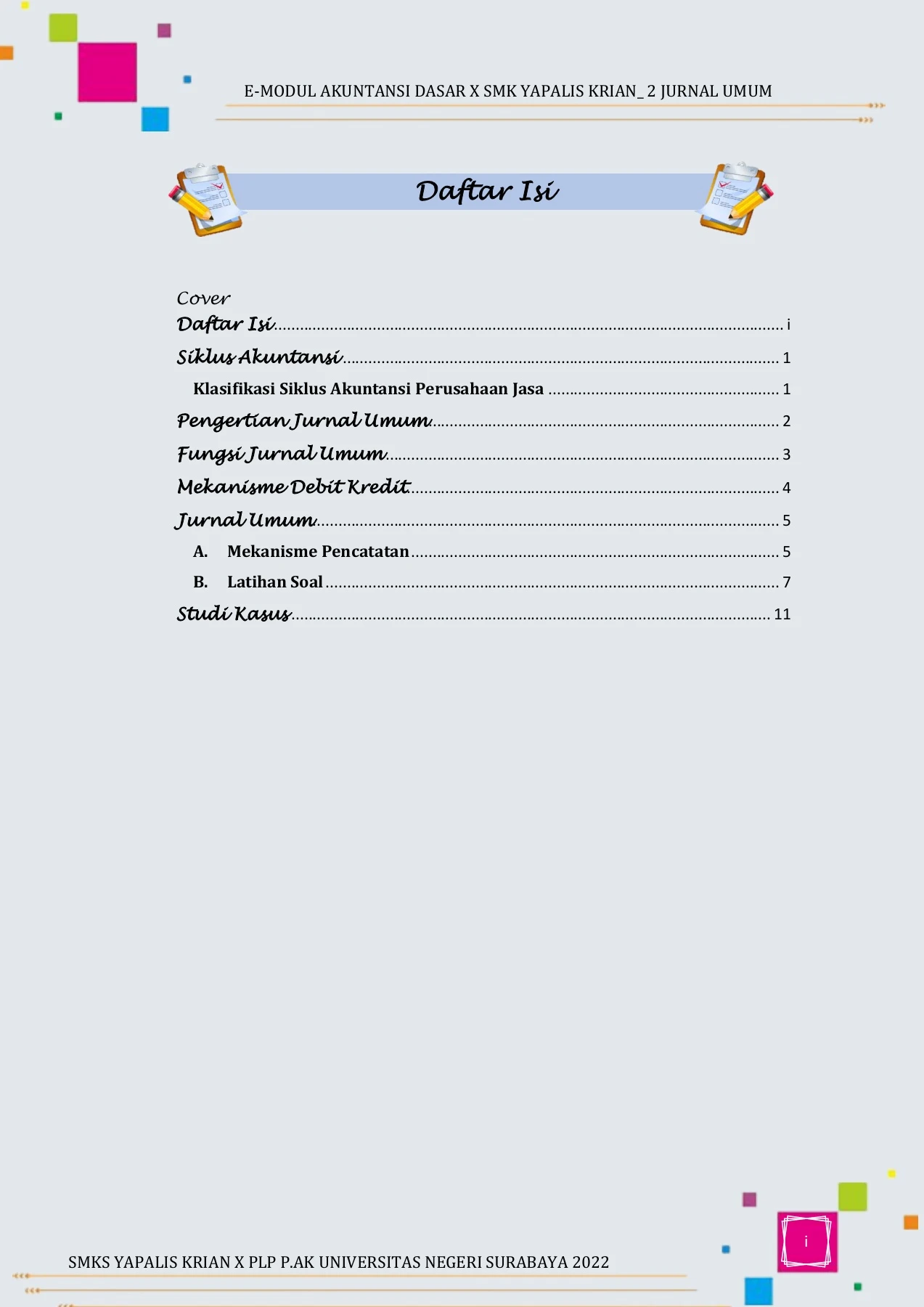 Modul Utama Epaper E-MODUL JURNAL UMUM