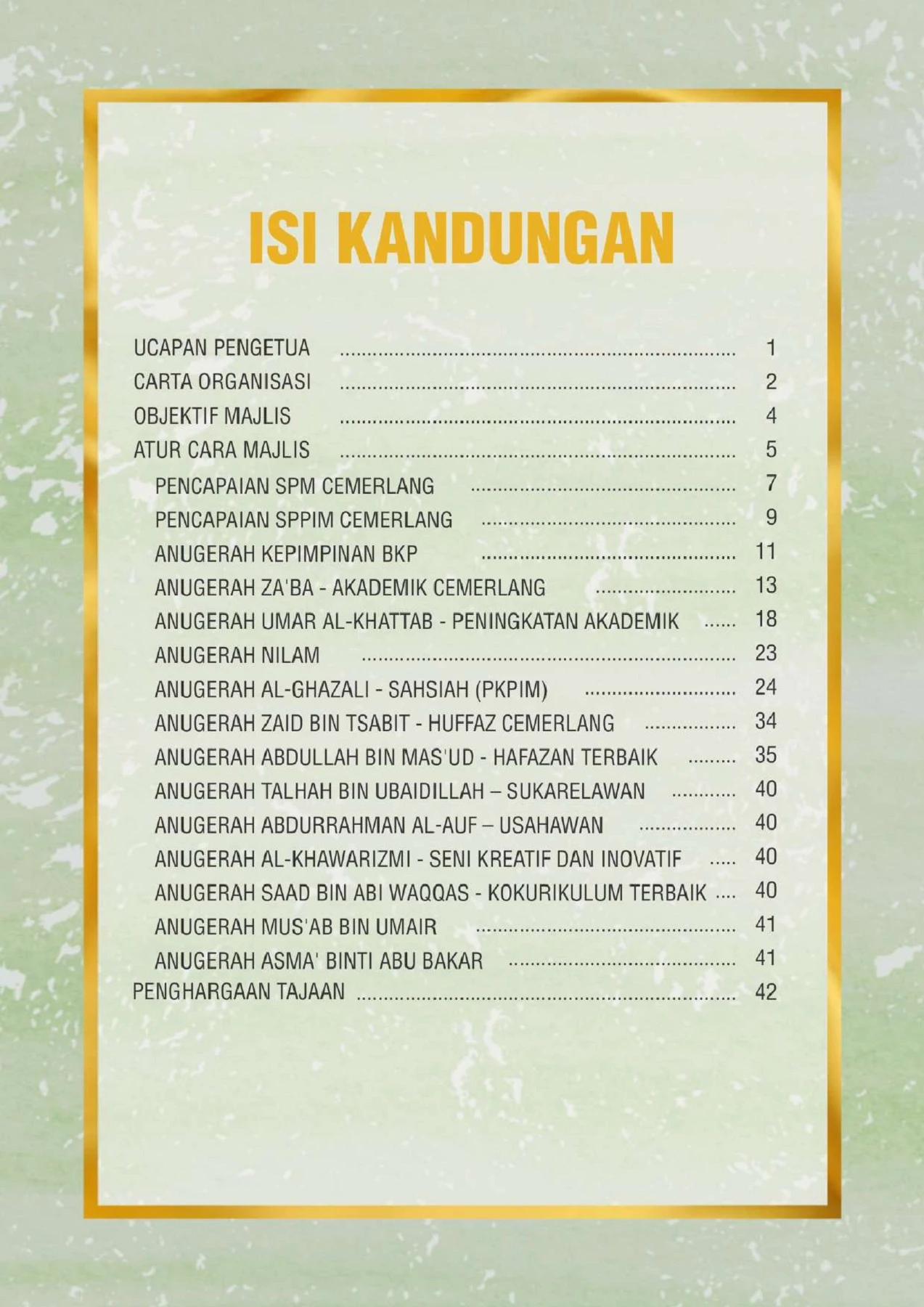Cenderamata BUKU CENDERAMATA HARI TAKRIM 2021