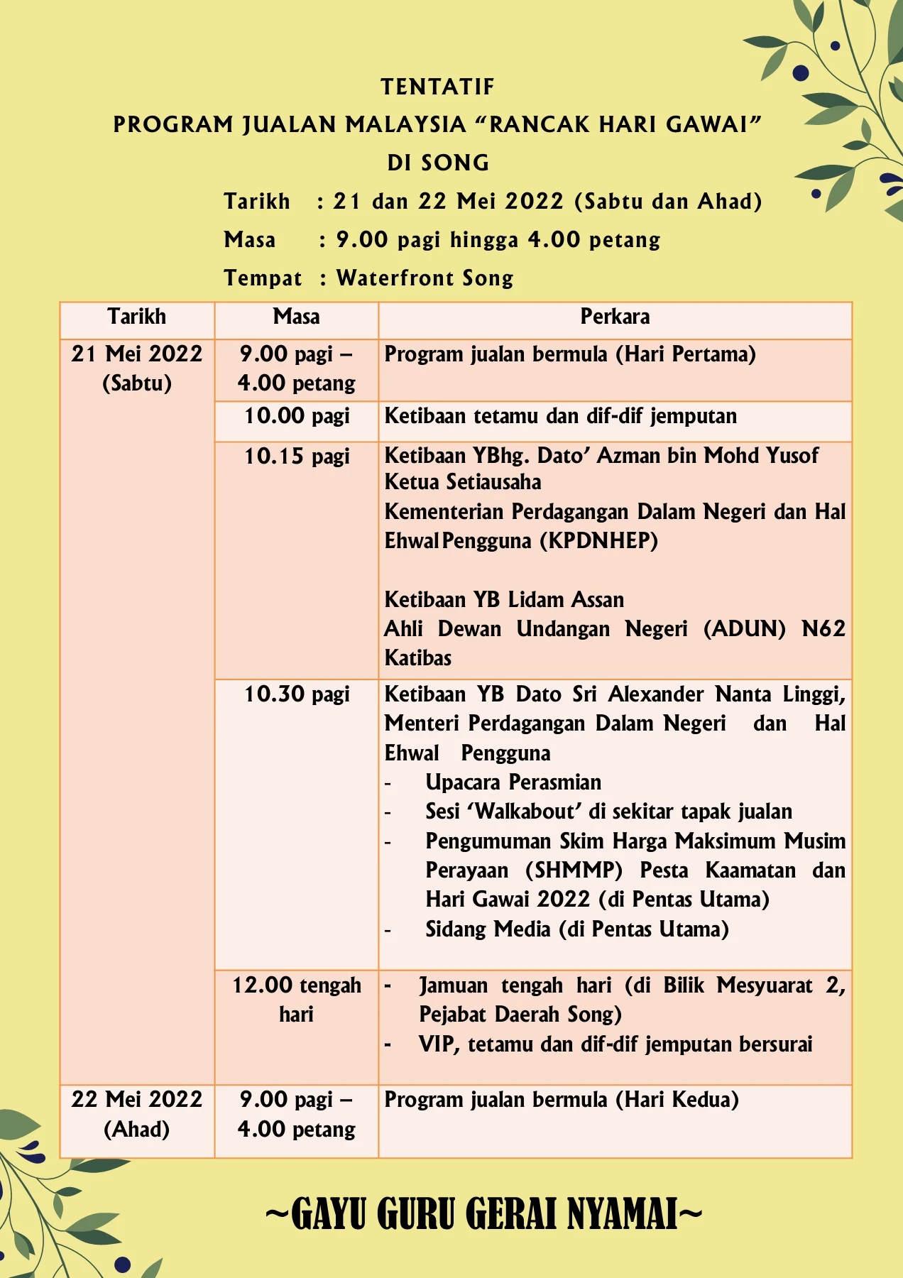 Jualan Program PROGRAM JUALAN MALAYSIA