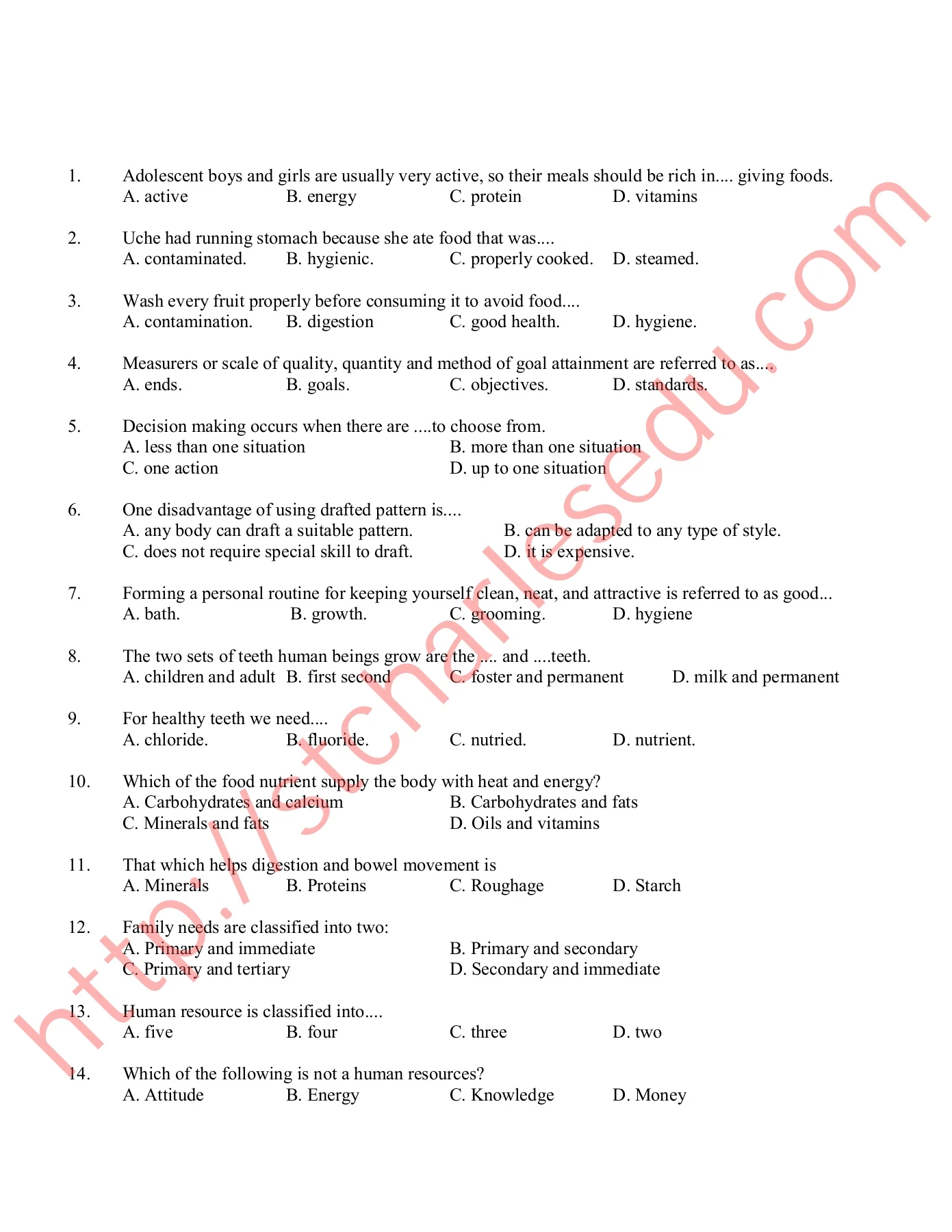 Download BECE Past Questions and Answers PDF
