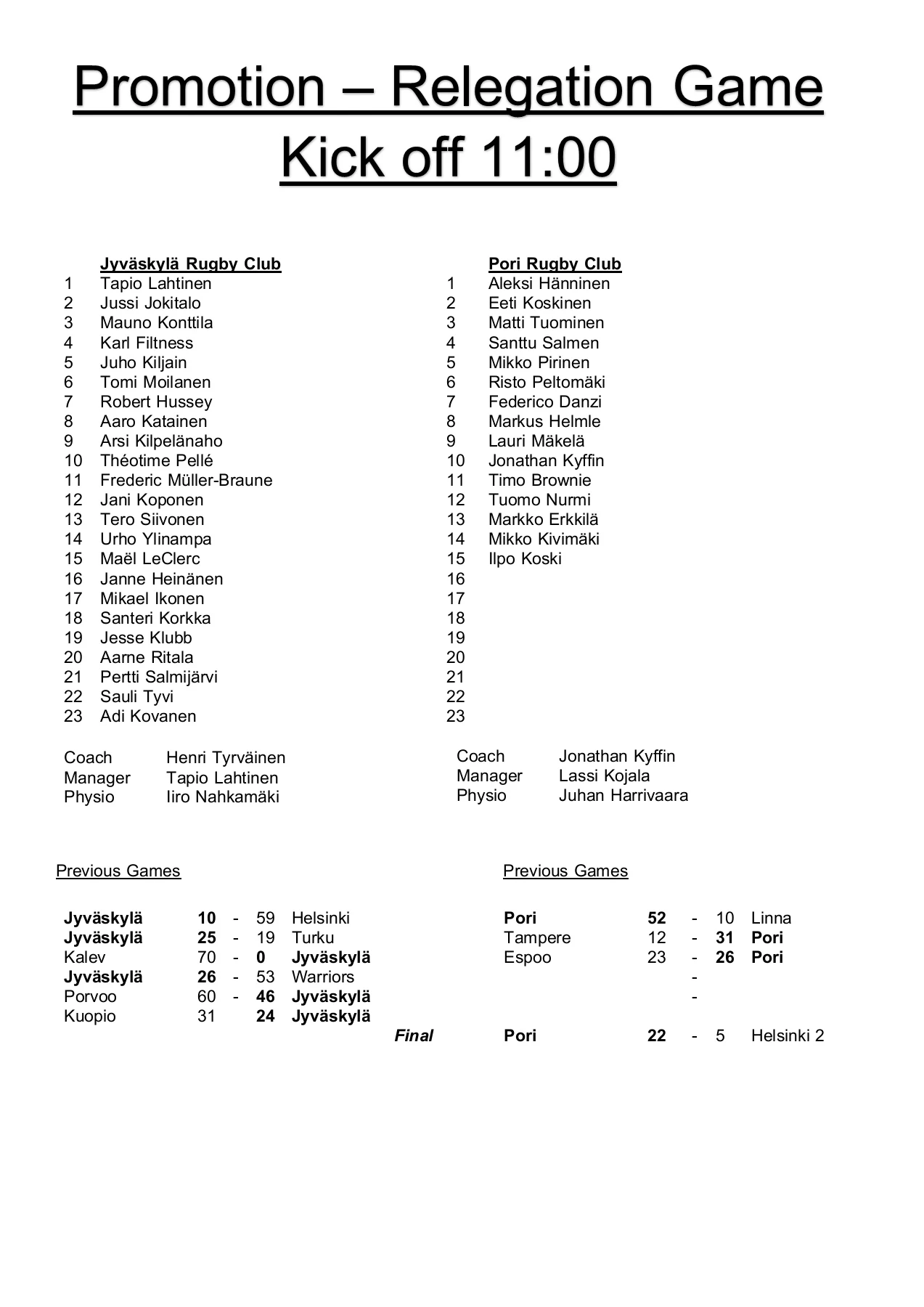 Match Program Pdf Match Day Program 26.09.2020