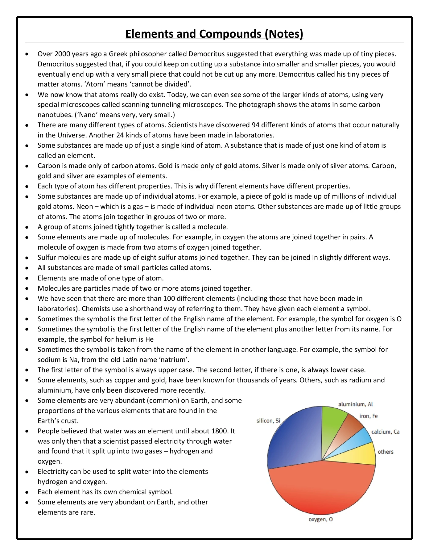 Science Notes Grade 7