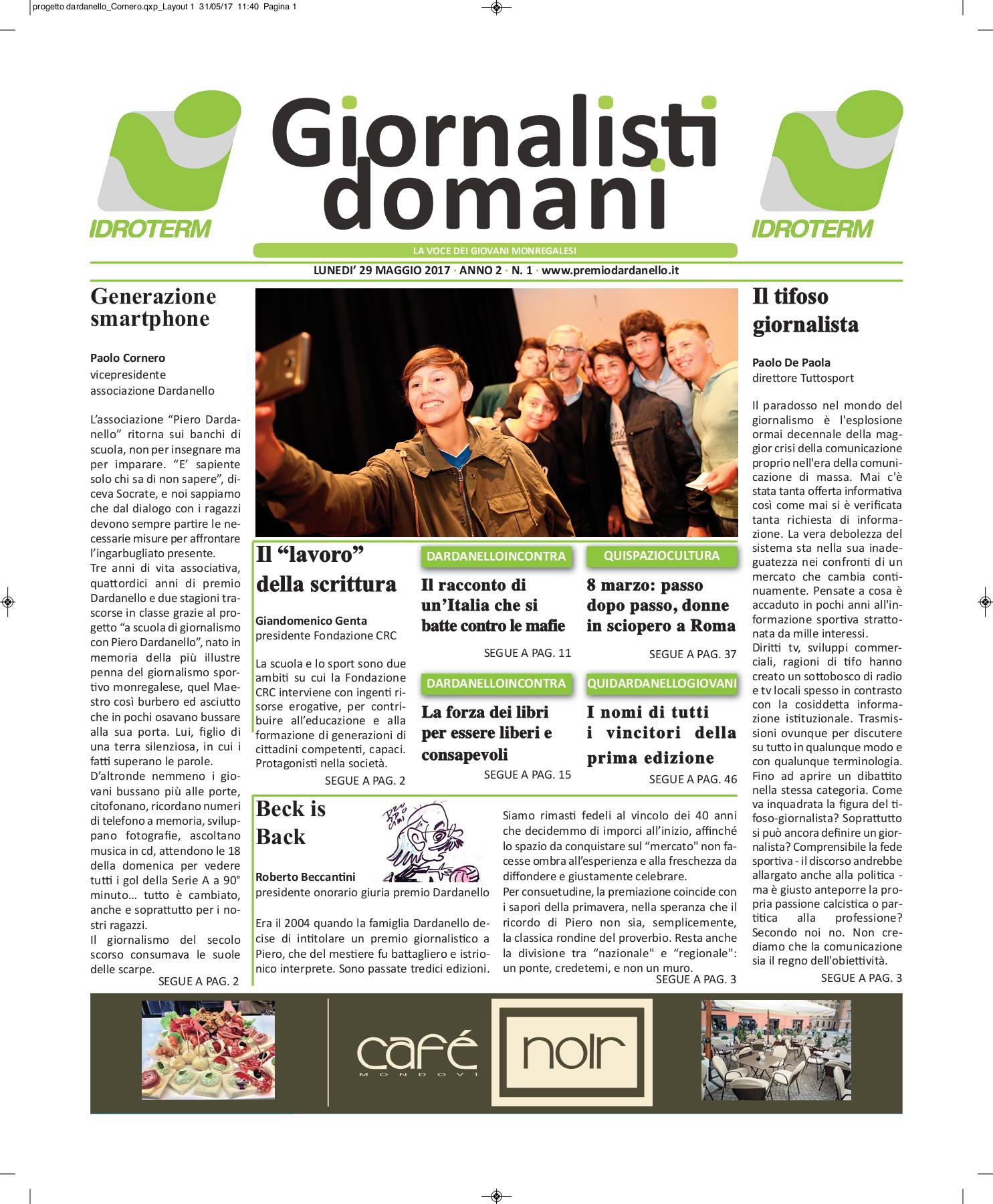 Giornalisti Domani - Maggio 2017 - Scaricare Libro Digitale | 1-48 Pagine |  AnyFlip, image size:1485x1800