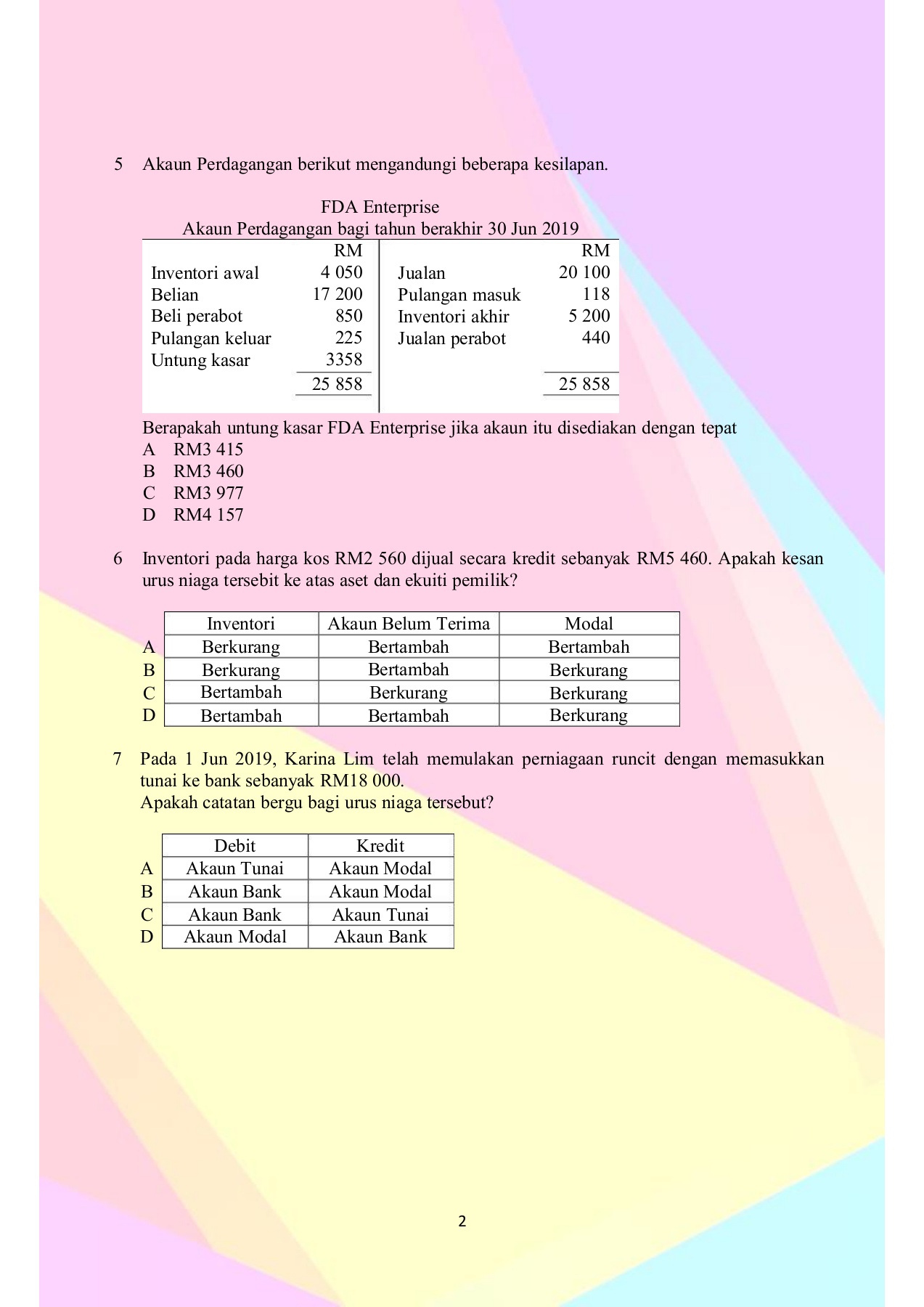 Set Soalan Objektif 5 Flip Ebook Pages 1 14 Anyflip Anyflip