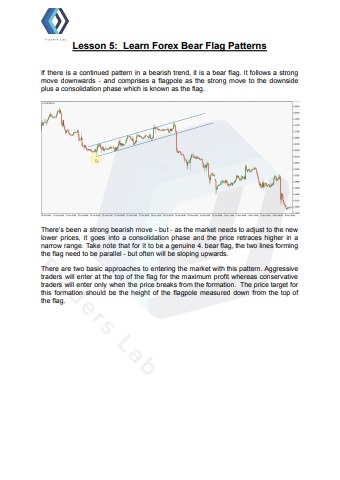 Forex Chart Formation Patterns_5. Learn Forex Bear Flag Patterns