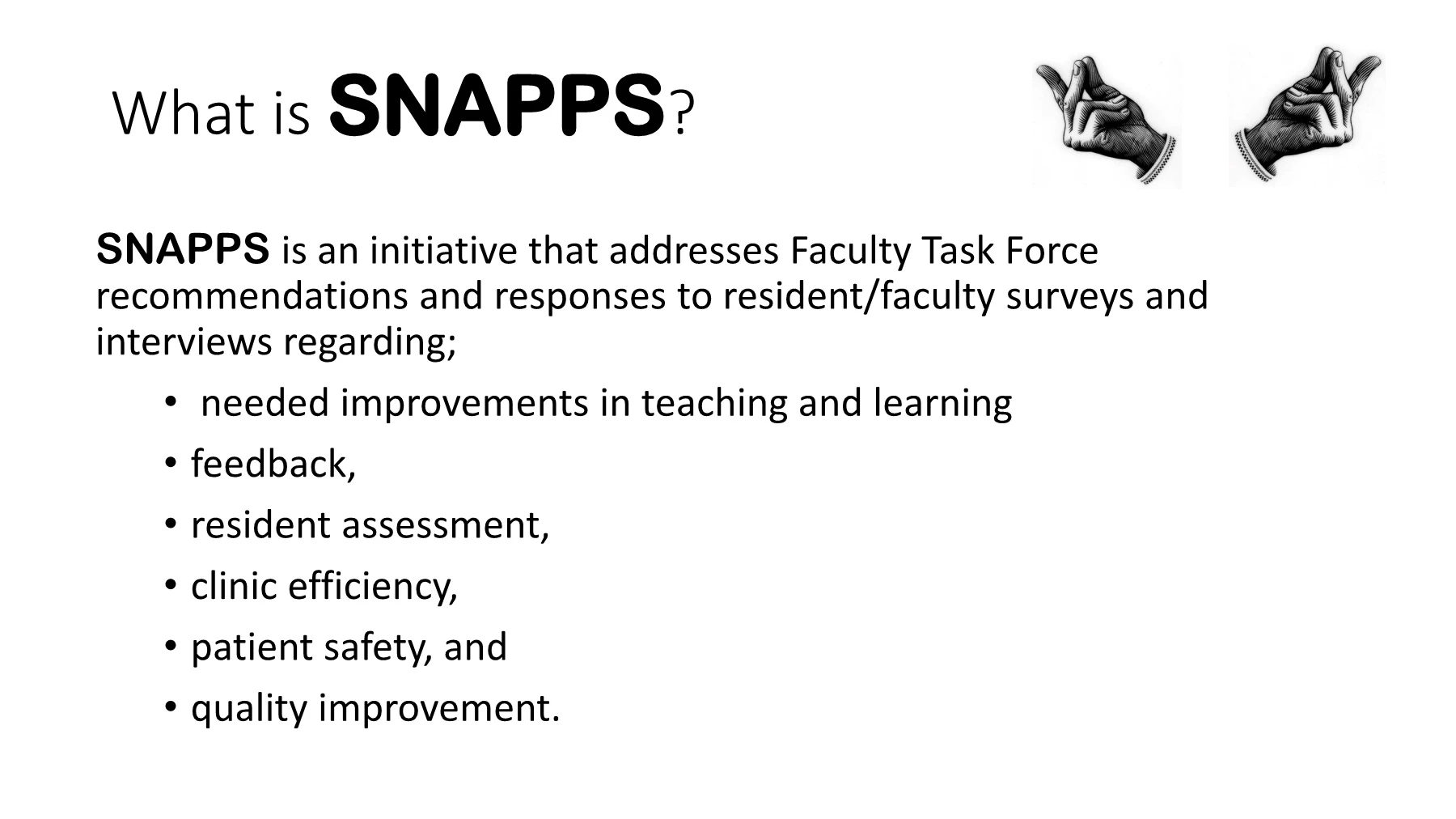 Snapps Full Form SNAPPS