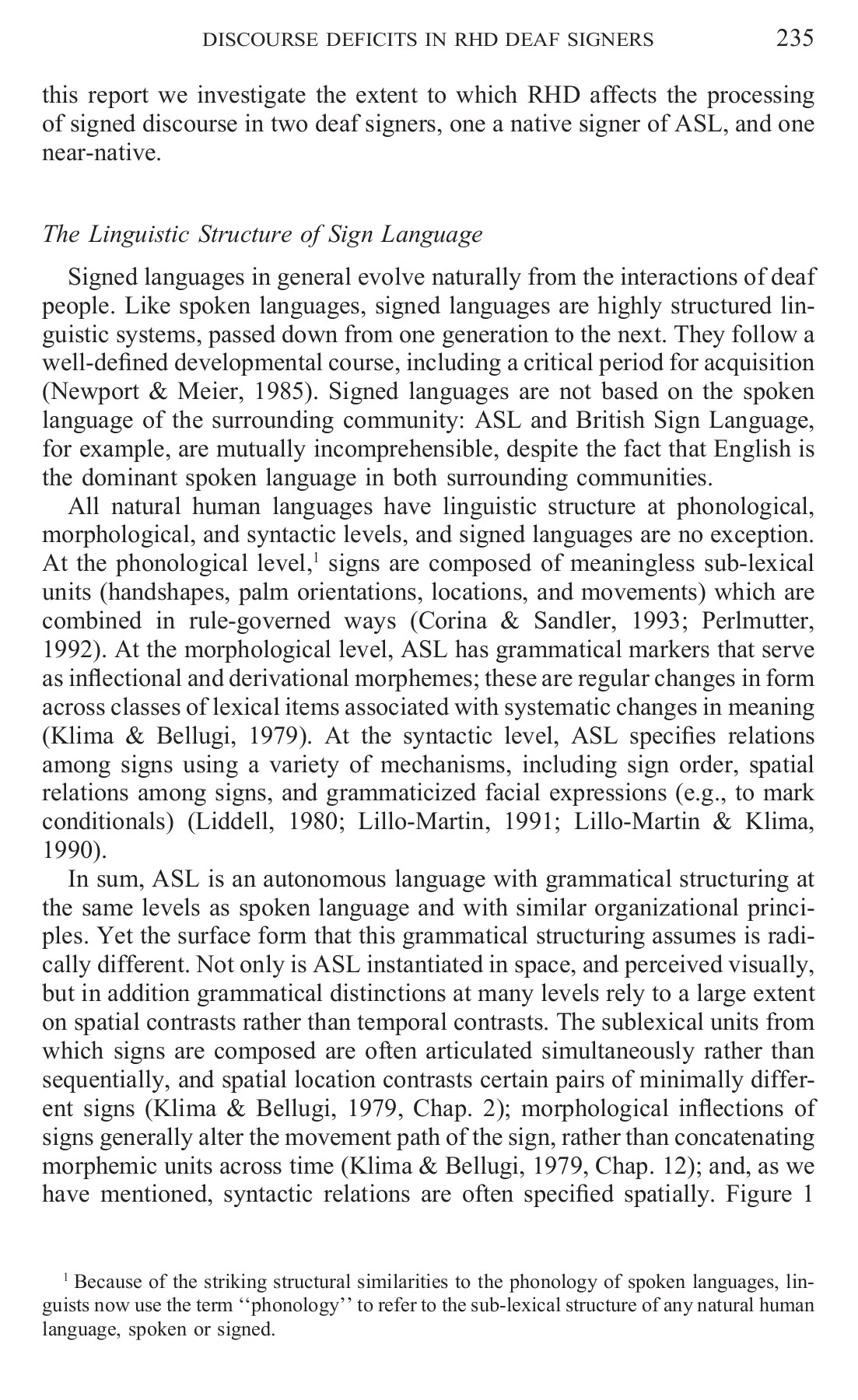 Discourse Deficits Following Right Hemisphere Damage in ...